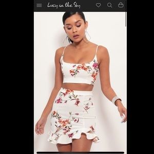 Lucy in the Sky Two Piece Floral Set